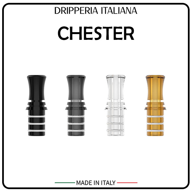 DRIPPERIA ITALIANA - DRIP TIP CHESTER KIWI E M1 POD EDITION